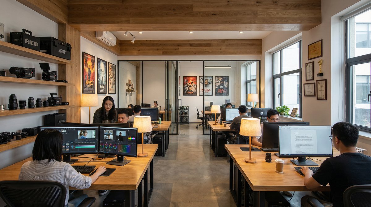 老司机影视传媒公司办公环境